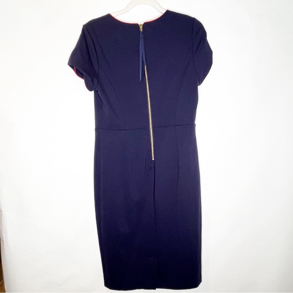 Boden | Marianna Ponte Sheath Navy Dress - Picture 3 of 4